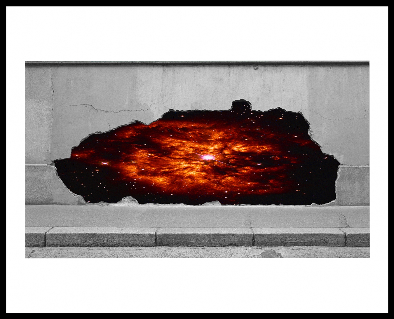 A break in the wall